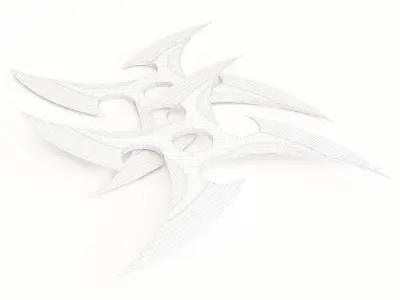 Ninja shuriken 3D model
