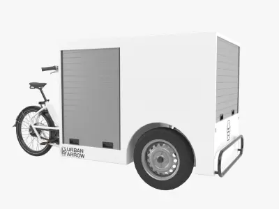 3D Urban Arrow Parcel Post 3D model