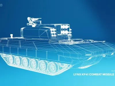 Lynx KF41 Combat Missile Platform 3D model