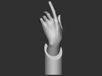 hand mannequin for jewelry 3d model for 3d printing 3D print model