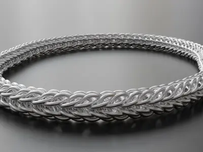 Persian 6-1 Bangle Sub D Photorealistic Model Low-poly 3D model