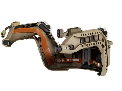OPSCORE RAILINK DATA ARC RAIL SYSTEM Low-poly 3D model