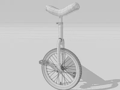 Unicycle - 20 inches - 50 cm 3D model