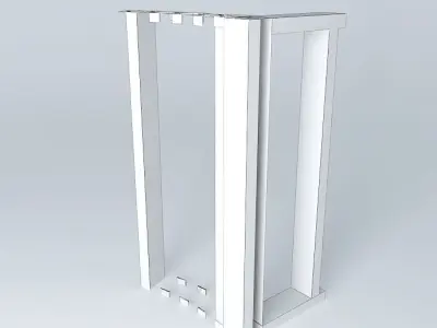 Flex C to Flat Wall Connection Free 3D model