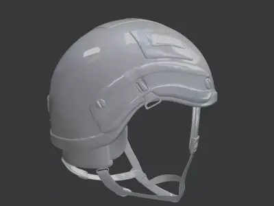 Military Helmet 3D Printable  3D print model
