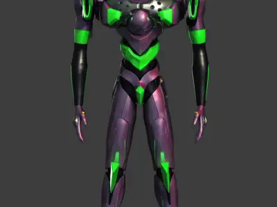 EVA At the beginning of EVA evangelion EVA YiHaoJi machine 3D model