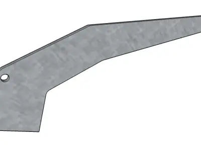 Delta anchor 10 kg 3D model