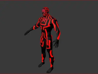 Lord of Destruction Low-poly 3D model