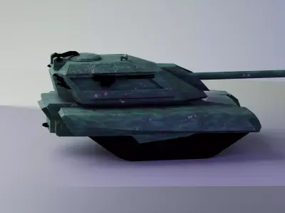 Tank Low-Poly Low-poly 3D model