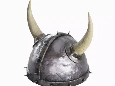 Viking Helmet B 01 3D model