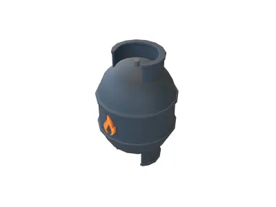 LPG Tank Icon V1 002 Low-poly 3D model
