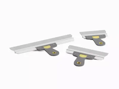 Spatula For Putty 02 Low-poly 3D model