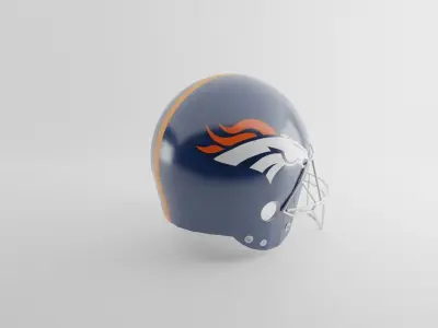 Denver broncos helmet 3D model