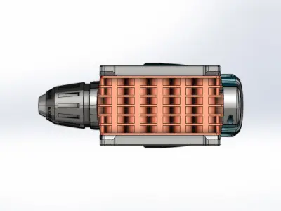 Apertadeira Bateria Bosch GSB 180 LI Screwdriver Battery 3D model