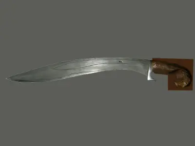 Sword Trakian Low-poly 3D model