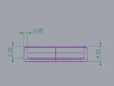 Round shape flush settings for cabochon stones set of 10 sizes  3D print model