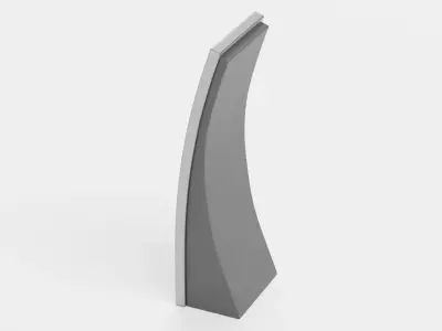 Ticket Terminal Low-poly 3D model