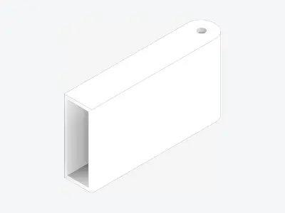 Furniture - Sofa - Contemporary - Flame - Armrest - Shelf Low-poly 3D model
