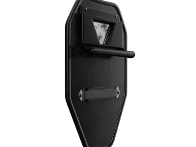 Lightweight Assault Shield PBR Low-poly 3D model