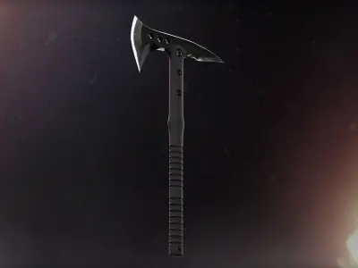 Tactical Tomahawk 3D Model Low-poly 3D model