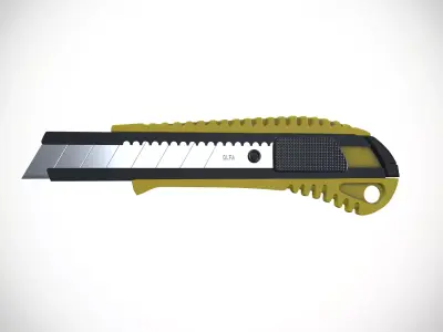 Cutter knife Low-poly 3D model