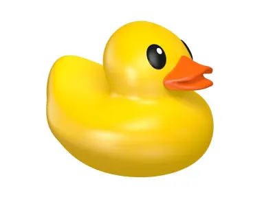Bath Duck Toy 3D model