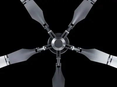 Metal Claw 3 with Rig 3D model