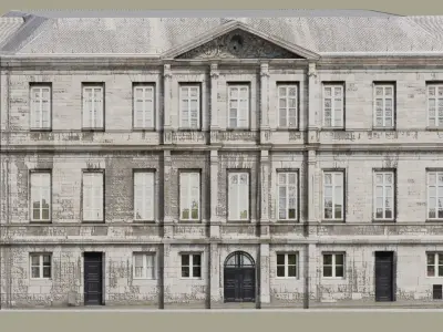 Old Building small Detailed 3D model