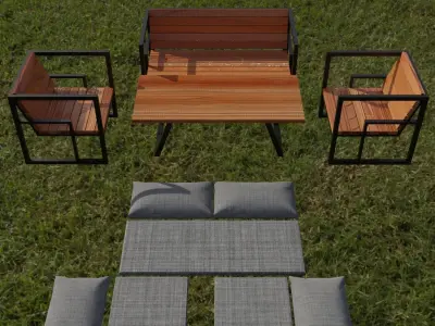 Garden Furniture  Free 3D model