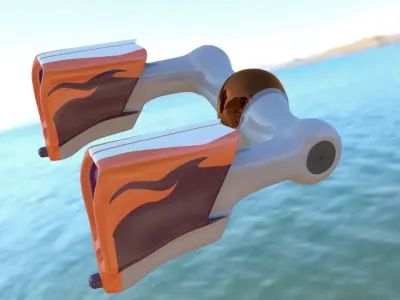 Whizzing Arrow Oban Star Racer Low-poly 3D model