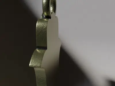 Fatima hand charm 3D print model