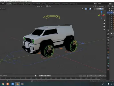 rocket league 3D model model FREE Merc Free low-poly 3D model