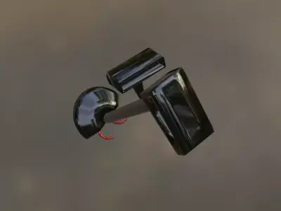 Battery Weed Eater Low-poly 3D model