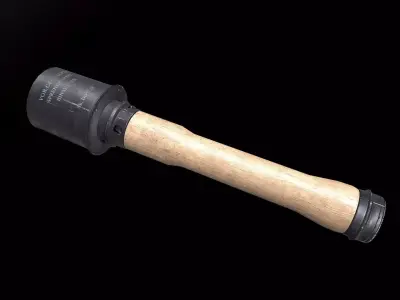 M24 Stick Grenade Free low-poly 3D model