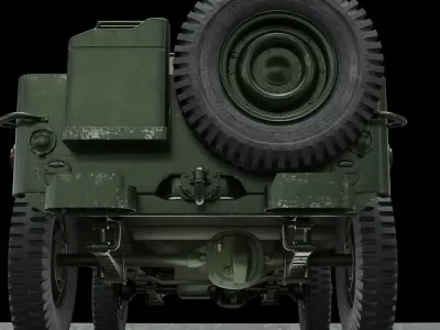 Jeep Willys 1942 3D model by 3mrys