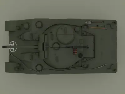 M4 Sherman Low-poly 3D model buy