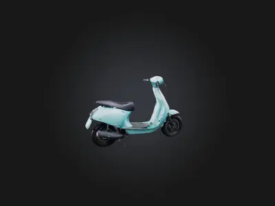 Scooter Low-poly 3D model buy