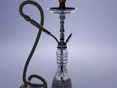 shisha hookah Low-poly 3D model
