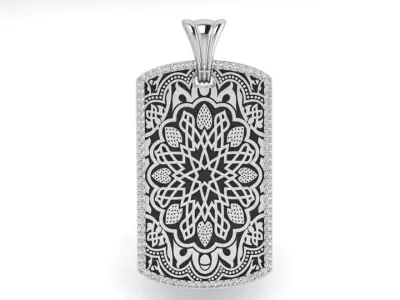 Military Style Ornamental Pendant 3771 3D print model