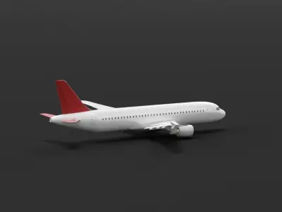 RedtailA320 3D model