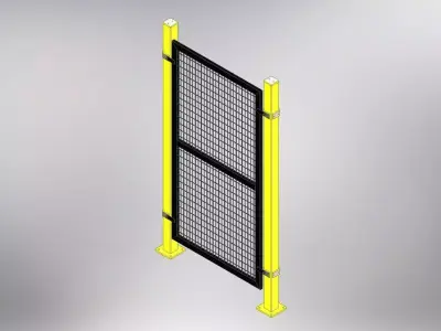 26349-SAFETY FENCE 1 UNIT 3D model