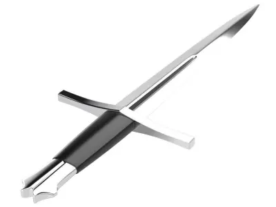 Dagger 1 sword 3D model purchase