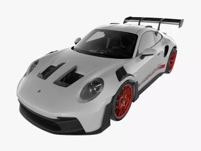 Porsche GT3RS Standard 2023 3D model
