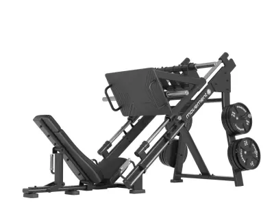 Leg Press 45 Movement 3D model