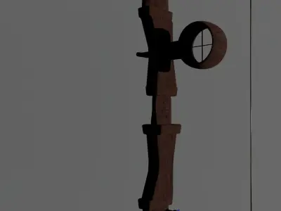 Wooden Bow 3D model purchase
