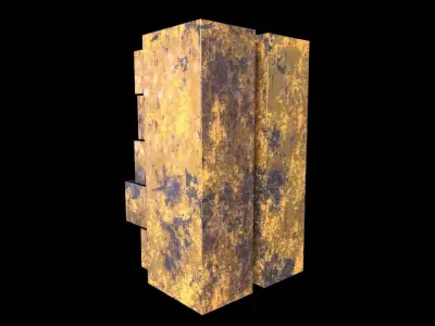 Cabinet V1 - 003 Low-poly 3D model