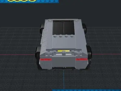 Lego Car - Tesla Cybertruck 3D print model