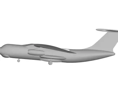 Ilyushin Il-76 3D model 2