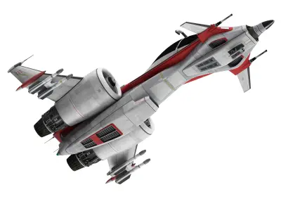 military unmanned aerial vehicle  Low-poly 3D model