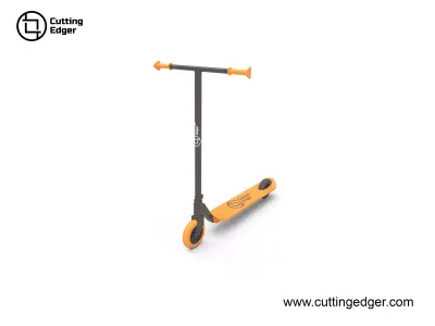 Modern Lightweight-Stunt-Scooter Low-poly 3D model